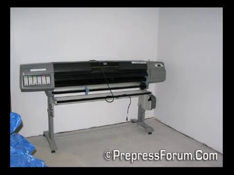 HP DesignJet 5500 Inkjet Proofer Duration: 1:37. Total Views: 12,260