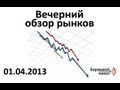 АРТ КАПИТАЛ: Вечерний обзор рынков на Биржевом Канале - 01.04.2013