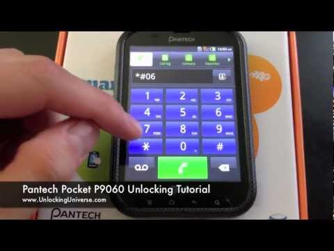 How to Unlock Pantech Pocket P9060 for all Gsm Carriers using an Unlock Code Duration: 3:35. Total Views: 10,706