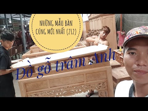 NHỮNG mẫu bàn cúng gõ đỏ mới nhất ĐÃ CÓ MẶT tại Đồ gỗ Trâm Anh (212)