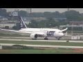 LOT Polish Airlines Boeing 787 Dreamliner Arrival / Takeoff at Chicago O'Hare Airport KORD / ORD