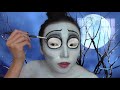 Emily (Corpse Bride) Halloween Make-up Look 1
