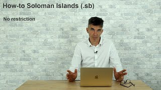 How to register a domain name in Solomon Islands (.com.sb) - Domgate YouTube Tutorial