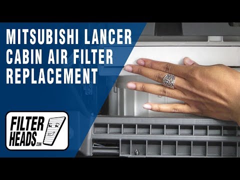 How to Replace Cabin Air Filter Mitsubishi Lancer