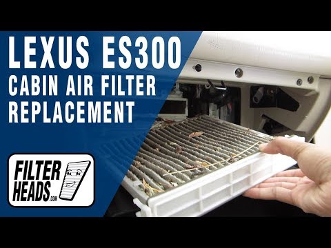 How to Replace Cabin Air Filter Lexus ES330
