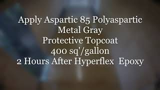 Application of HyperFLEX Epoxy & Aspartic 85 Polyaspartic on Wood Floor
