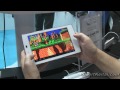 NEC Medias Tab UL N-08D Android Tablet Demo - CEATEC 2012 Japan