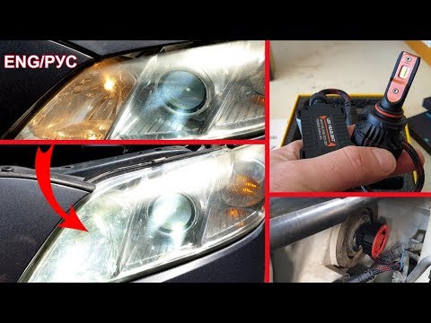 Installation & Test Original AUXITO 9005 LED Bulbs for Toyota Camry