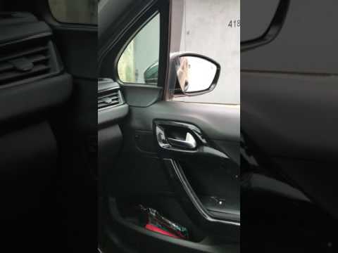 Автоматическое опускания зеркал Peugeot 208 при парковке