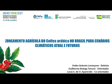 MAPEAMENTO DAS ÁREAS COM APTIDÃO AGROCLIMÁTICO DA CULTURA DO CAFÉ PARA O BRASIL