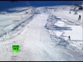 Dramatic video: Deadly zorb tragedy at Russian ski resort caught on camera