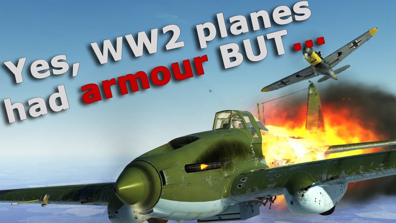Yes, World War 2 planes had Armour BUT...