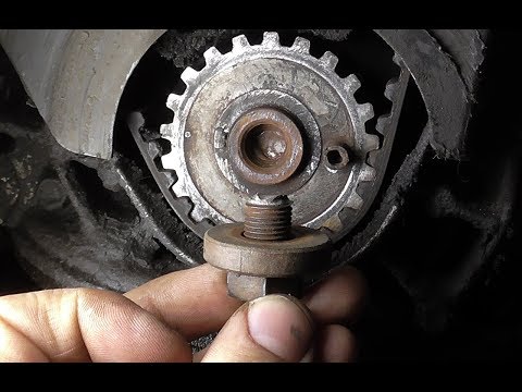 Broke off the crankshaft pulley bolt, the solution to the problem