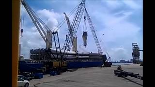 Windmill Blade Tandem Crane Lift