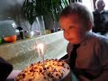 Funny baby sings happy birthday too himself !!!