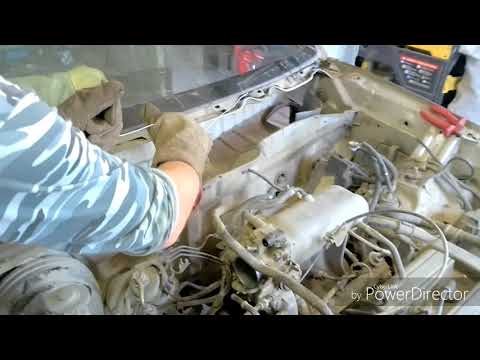 CRV car interior disassembly and removal of all nuances. Part 1