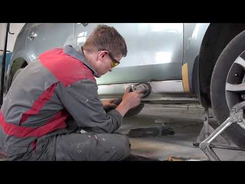Hyundai i30  Переделка порога и ремонт крышки багажника