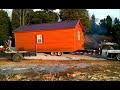 USA Portable Buildings- Amish Log Cabins- Delivery.mp4