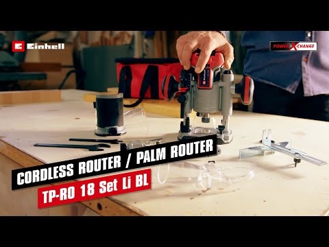 Einhell 18V Professional Cordless Palm / Trim Router & Router Set (Body only) 