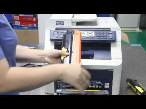 How to install / replace Brother TN-210 cartridge for Brother MFC-9120CN printer. Duration: 1:32. Total Views: 191