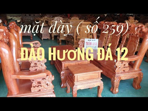 Đào hương đá cột 12 _6 món ,mặt dày 2 phân cực đẹp (số 259) /Đồ Gỗ Trâm Anh-0794455222