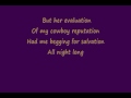 Save a Horse Ride a Cowboy Lyrics