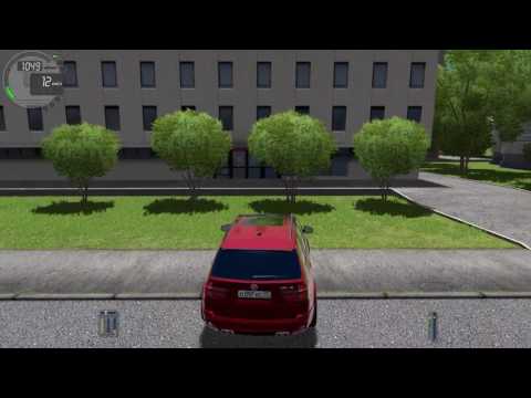 RACING: HELIK VS BMW X5 M dans CITY CAR DRIVING + JOUER sur le VOLANT!