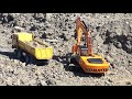 RC ADVENTURES - 1/12 Scale Earth Digger 4200XL Excavator & 1/14 8x8 Armageddon Dump Truck