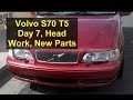 Volvo S70 t5 rengöring av topplock, avmontering av