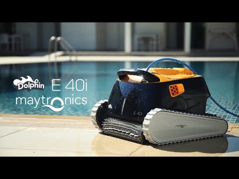 dolphin robot electrique de piscine fond, parois et ligne d'eau avec  chariot 3701314100475