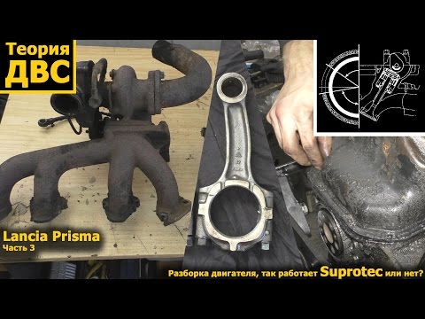 Lancia Prisma Часть 3 - Разборка двигателя