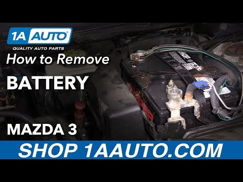How to Replace Battery 03-09 Mazda 3