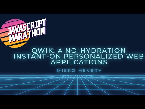 Qwik: A no-hydration instant-on personalized web applications
