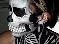 Zombie Skeleton Makeup - inspired