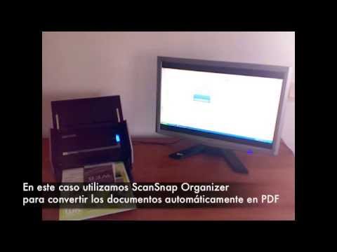 ScanSnap S1500 - Funcionamiento Básico.