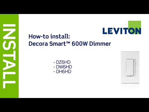 Z Wave Leviton Decora Z Wave Plus 600w Dimmer