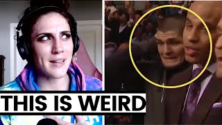 KHABIB DID THIS TO HER - REACTION