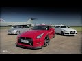 Audi RS6 v RS4 v Nissan GT-R | evo DRAG RACE