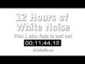 12 Hours of White Noise (Static) in Stereo. Favorite it for the future. Studying Sleep Tinnitus