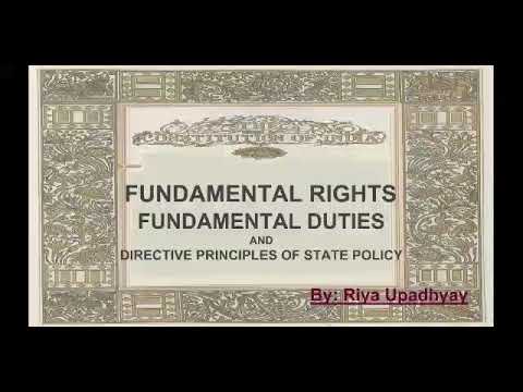 Fundamental Rigts, Fundamental Duties,Directive state policy Class 8 Part 1