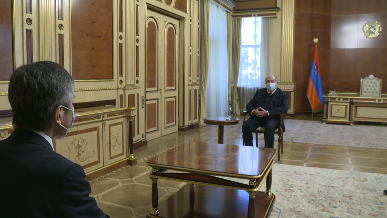 Արմեն Սարգսյանն ընդունել է Հայաստանում Ճապոնիայի դեսպանին (տեսանյութ)