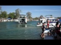 Houseboat crashes boats The Channel Lake Havasu