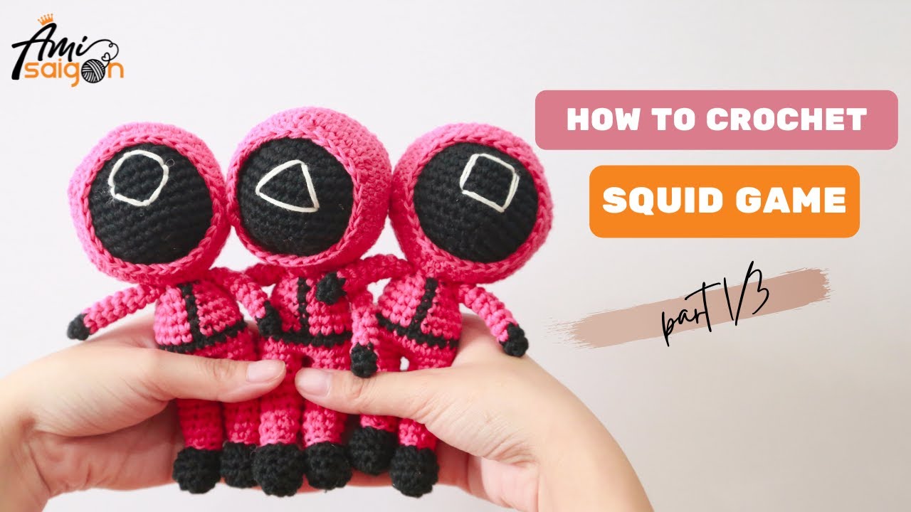 Create Your Own Soldiers Amigurumi from Squid Game