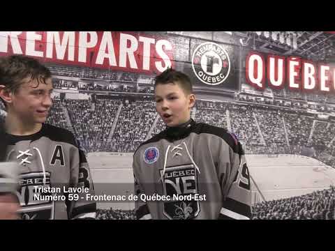 La présence du Frontenac de Québec Nord-Est au Tournoi International de Hockey Pee-Wee de Québec