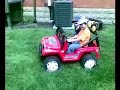 Modified Power Wheels Jeep Wheelie FAST