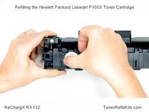 HP Laserjet P1005 Toner Cartridge Refill Duration: 2:37. Total Views: 378,363