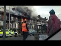 House on FIRE in DOVER KENT UK Barton Road