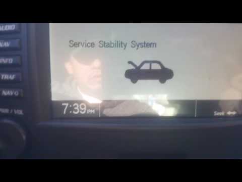 Service Stability System 2004 Cadillac cts