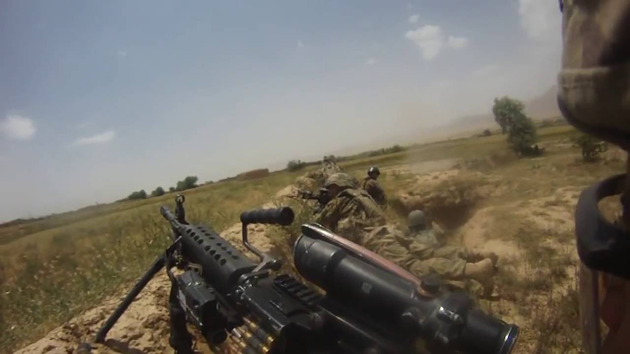 US Army - 1st Platoon Contact Afghanistan Raw Footage