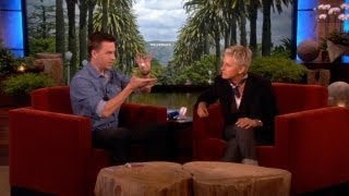Justin Flom no programa de Ellen